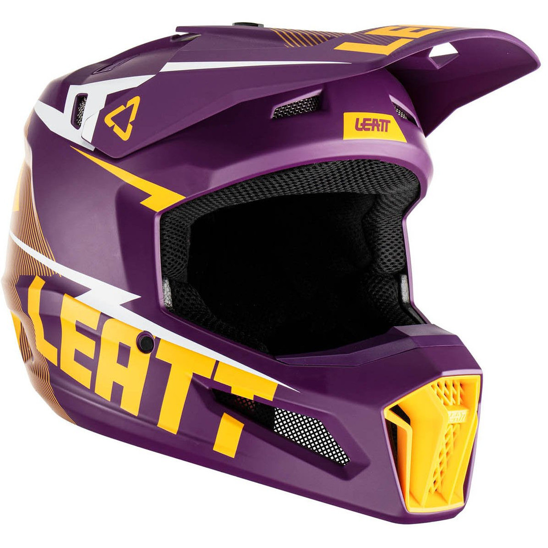 МОТОШОЛОМ ДИТЯЧИЙ ЕНДУРО LEATT MOTO 3.5 V23 - INDIGO, фото 1