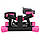 Степер поворотний (міні-степер) SportVida SV-HK0358 Black/Pink, фото 7