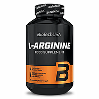 BioTech USA L-Arginine 90 капсул, аминокислоты для спортсменов, L-Аргинин