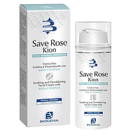 Успокаивающий крем для кожи с покраснениями и куперозом Biogena Save Rose KION SPF10, 50 ml