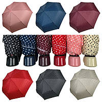 Механічна компактна парасоля в горошок від фірми SL, різні кольори, 35013