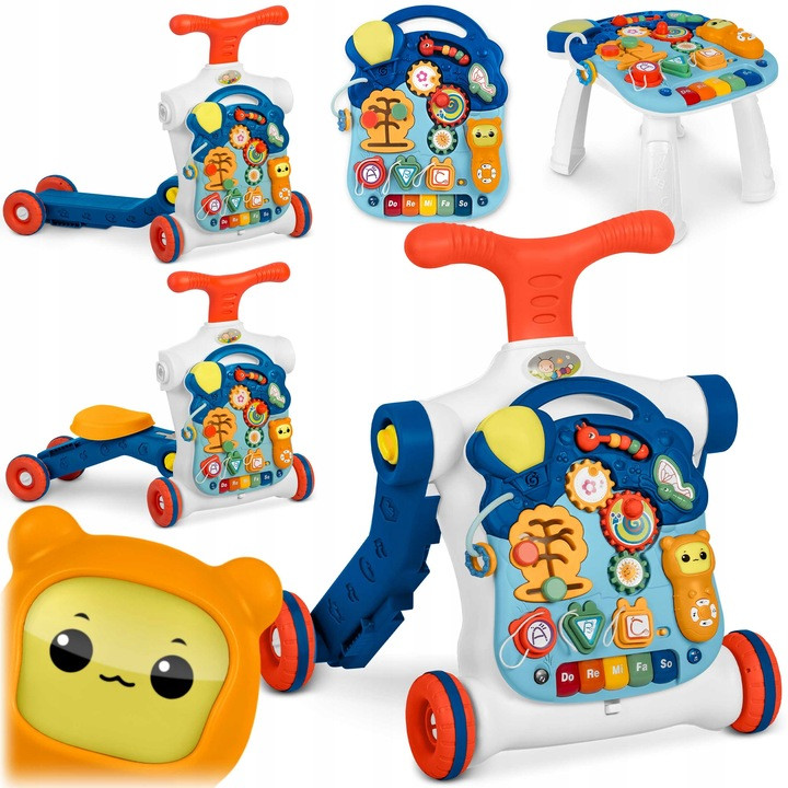 Ходунки-каталка ігровий розвивальний столик 5в1 RicoKids RK-819