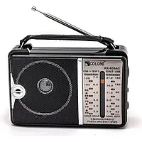 Радіоприймач портативний Golon RX-606AC, чорний