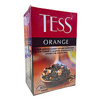 Чай черный Tess Orange с ароматом апельсина 90 г