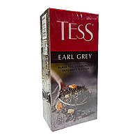 Чай черный Tess Earl Grey с ароматом бергамота и лайма 25 пакетиков