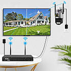 Вулична Wifi камера відеоспостереження (6MP, Full HD) Dual Lens / Охоронна вай фай камера з сиреною / Відеокамери, фото 6