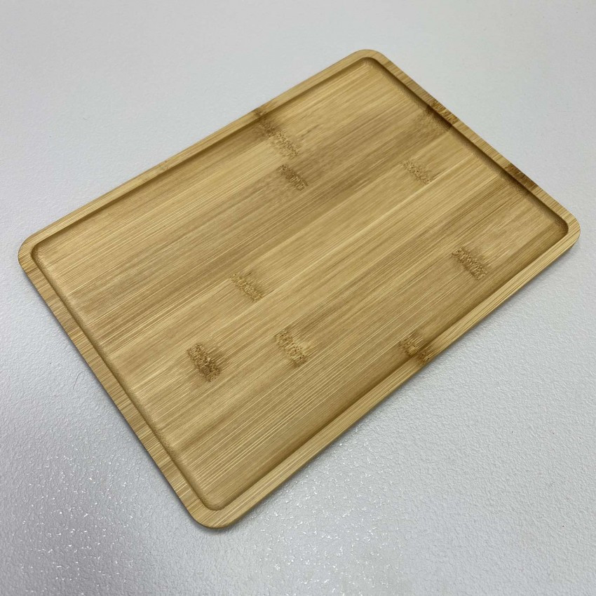 Піднос бамбуковий прямокутний 28*19,8*1,1 см S&T 8824, фото 1