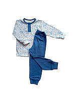 Детская пижама с манжетами для мальчика 1.2,3,4,5,6,7,8,9,10,11 лет 34(134/140)