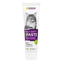 Эко паста VITOMAX MALT-SOFT ANTI-HAIRBALL для выведения шерсти из желудка для кошек Витомакс 100 г