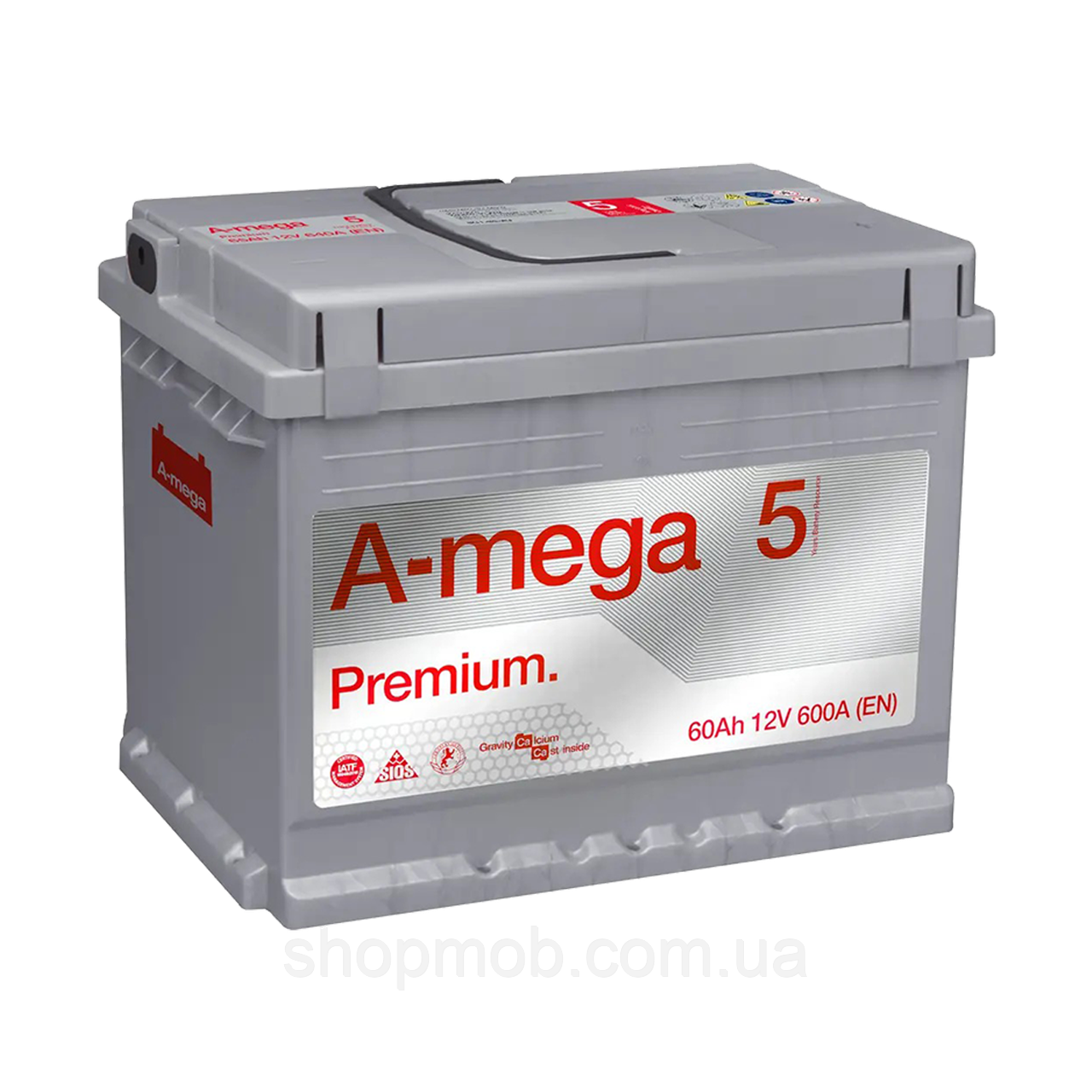 SM  SM Аккумулятор авто Мегатекс A-mega Premium (M5) 6СТ-60-А3 (лев) ТХП 600