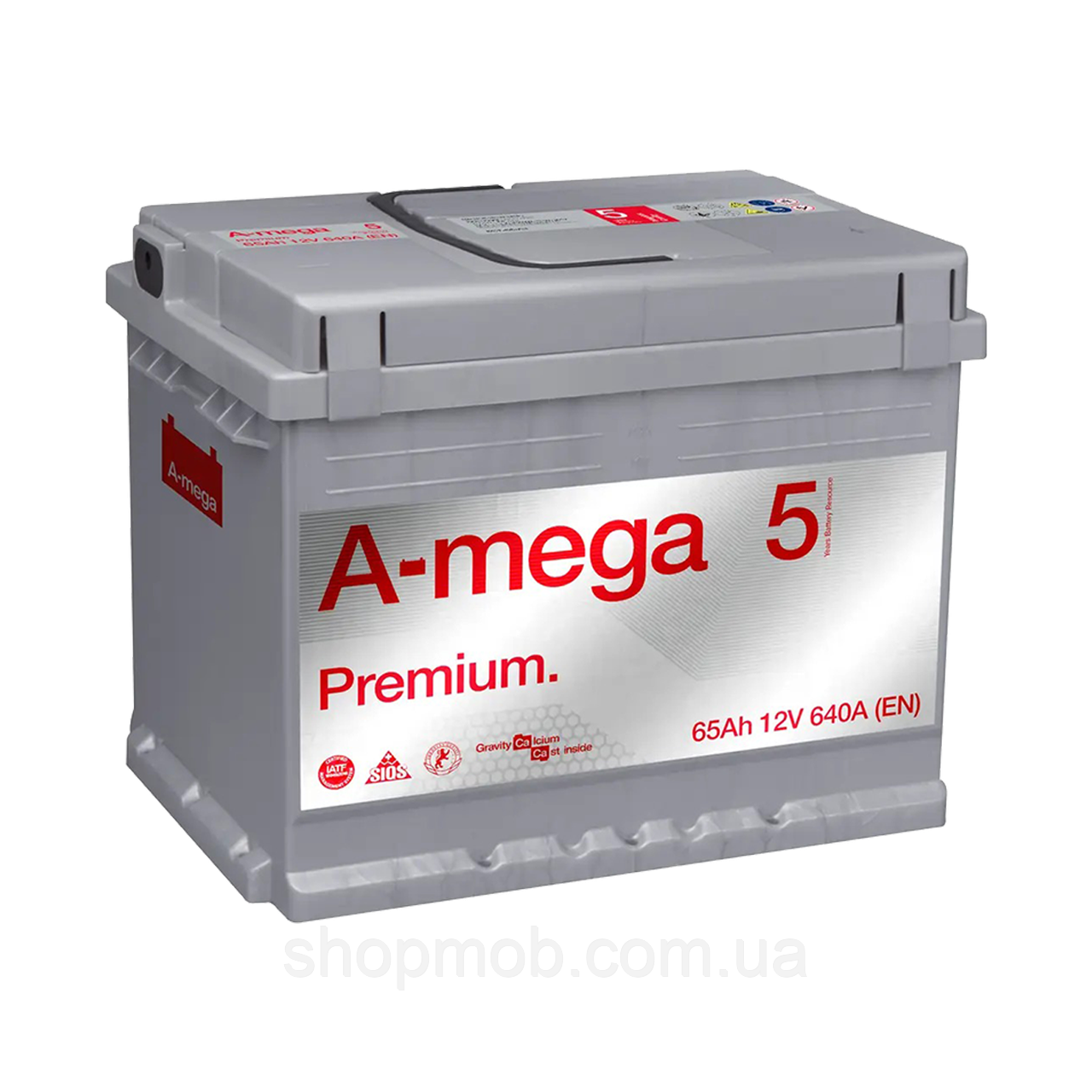 SM  SM Аккумулятор авто Мегатекс A-mega Premium (M5) 6СТ-65-А3 (лев) ТХП 640