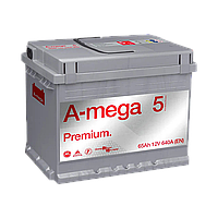 SM  SM Аккумулятор авто Мегатекс A-mega Premium (M5) 6СТ-65-А3 (лев) ТХП 640