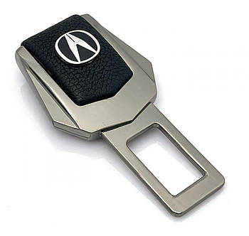 Заглушка ременя безпеки з логотипом Acura Темний Хром 1 шт.