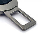 Заглушка ременя безпеки з логотипом Lincoln Темний Хром 1 шт., фото 2