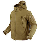 Тактичний софтшел із флісом утеплений Condor SUMMIT Soft Shell Jacket 602 X-Small, Тан (Tan), фото 2