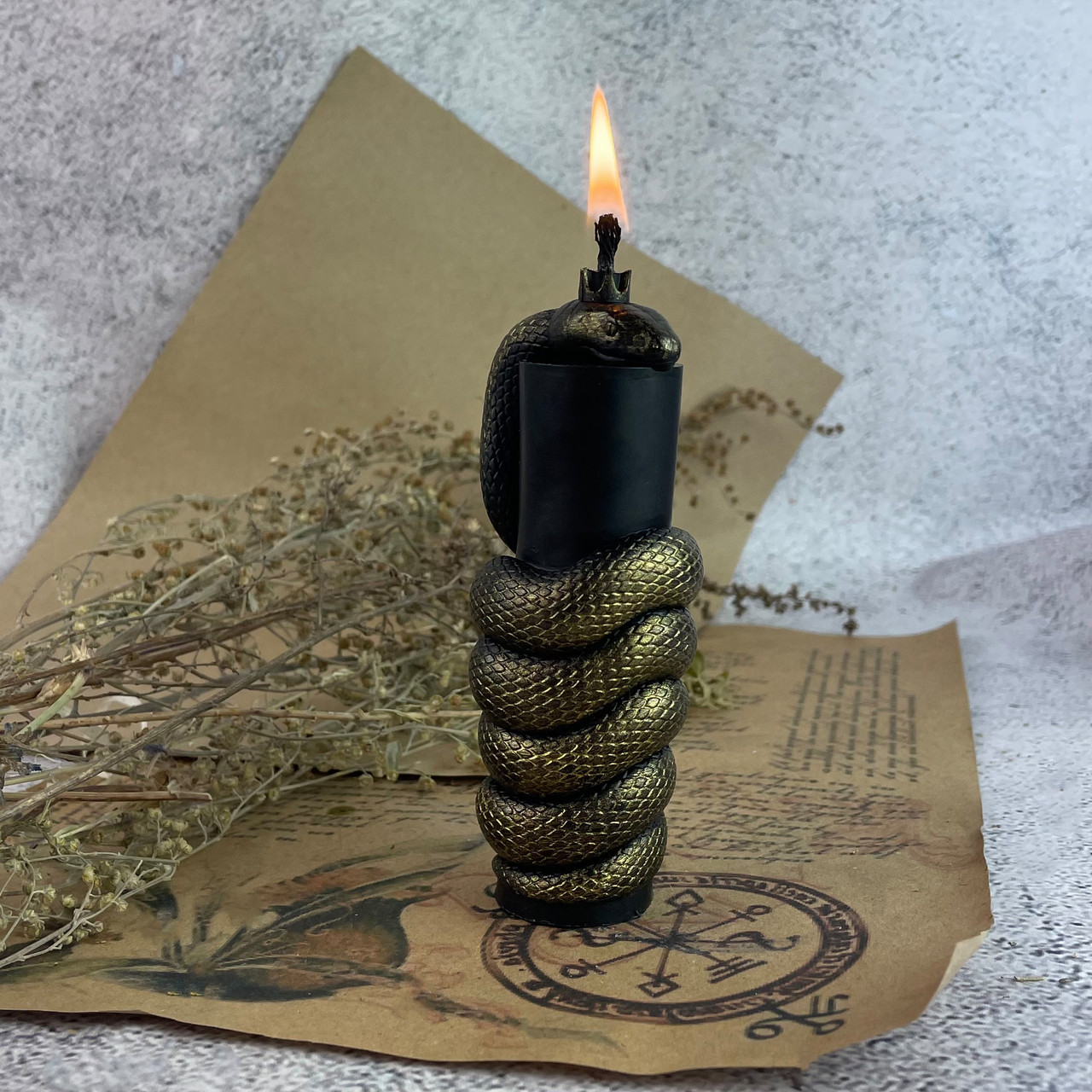 Чорна воскова свічка - Королева змій, фото 1