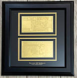 Подарункове панно з "золотою" 100 гривньовою банкнотою, фото 2