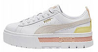 Женские кроссовки Puma Mayze Platform White Yellow Pink 39