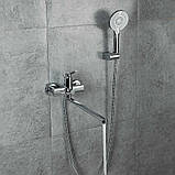 Змішувач для ванни FRAP F2267, хром, фото 2