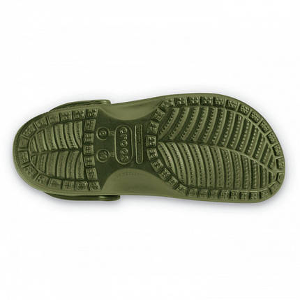 Crocs Classic Clog Army — Унісекс Сабо Крокс Класик Оливкові (Армійські) — Оригінал, фото 2