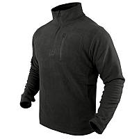 Флисовый пуловер Condor 1/4 Zip Fleece Pullover 607 Small, Чорний