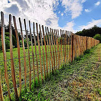Забор Дерев&#x27,яний садовий паркан BOGATECO | 500 см огорожа ограда