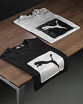 Футболка оверсайз Puma over size чорна, фото 4
