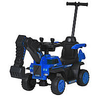 Электромобиль трактор детский Bambi (2 аккумулятора 6V4Ah, 2 мотора 35W, музыка, USB, MP3) M 5787B-4 Синий