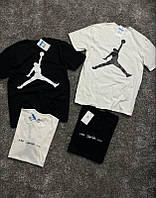 Футболка джердан Jordan футболка літня футболка джердан чоловіча футболка джердан футболка джердан-біг лого