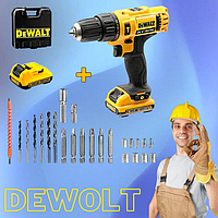 Мощный надежный аккумуляторный шуруповерт DeWalt 24V Шуруповерты аккумуляторные с подсветкой Деволт