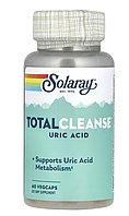 Solaray, Total Cleance, Uric Acid, комплекс очистки мочевой кислоты, 60 растительных капсул