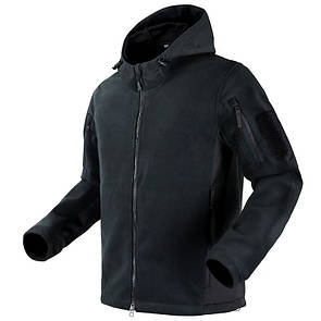 Тактична флісова куртка Condor MERIDIAN FLEECE HOODY 101135 Large, Чорний