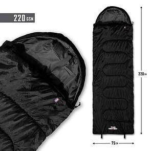 Спальник Tac Maven SENTINEL SLEEPING BAG 220GR/M² D19001 Чорний