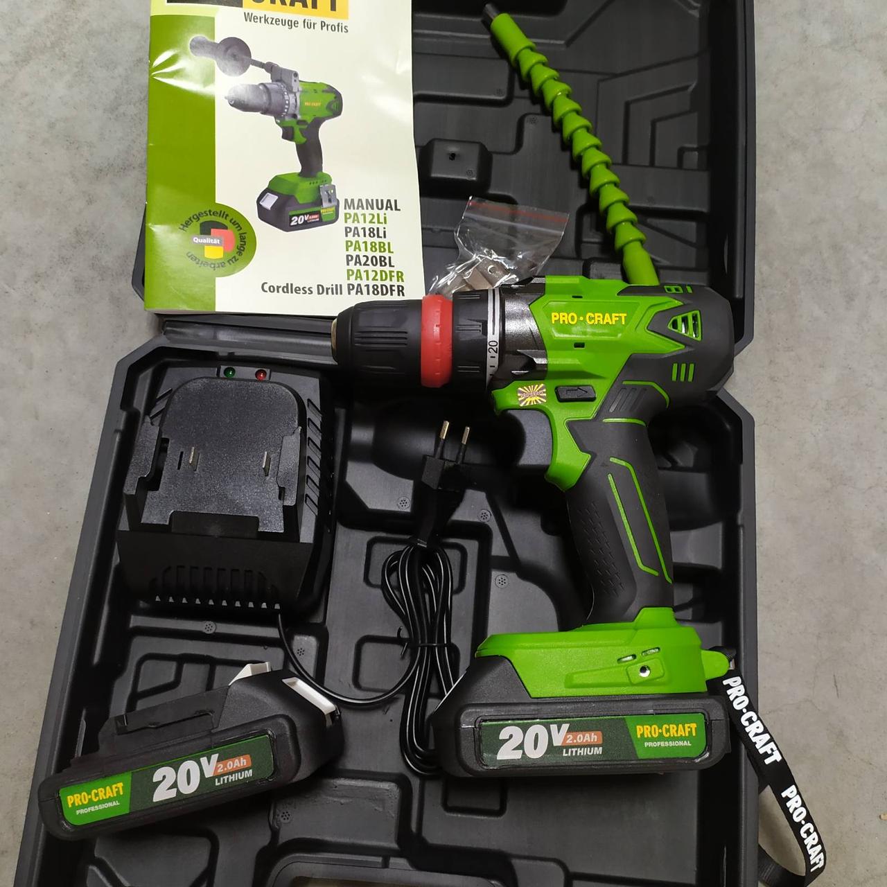 Шуруповерт Procraft Industrial PA18DFR
