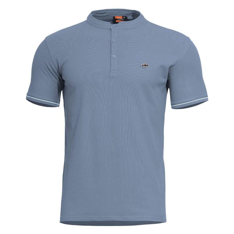 Поло Pentagon LEVANTES HENLEY SHIRT STRIPES K09025-STR Large, Dawn Blue