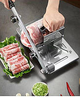 Станок слайсер для нарезки мясных, колбасных и сырных изделий