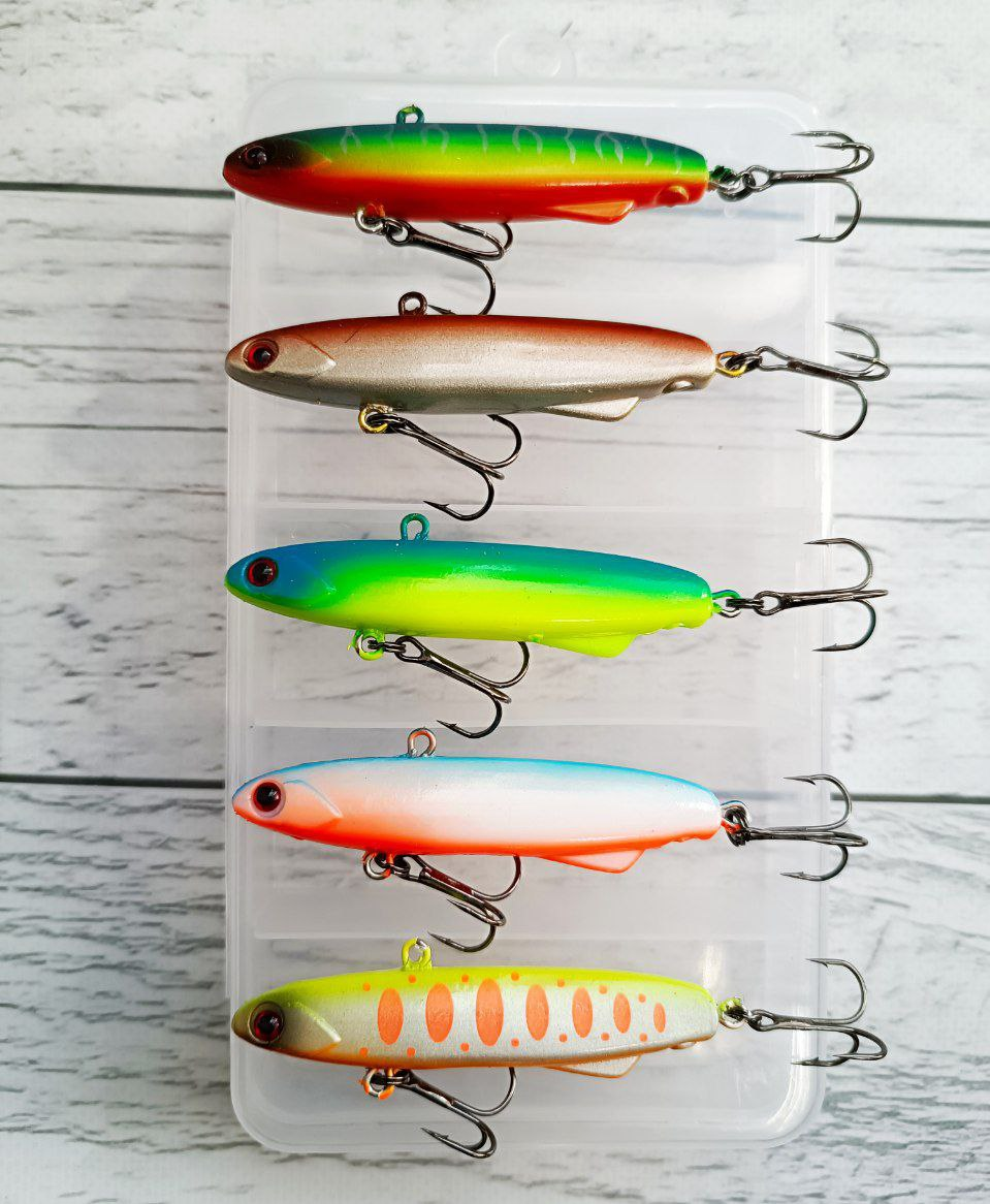 Воблер Lotus Lure BAGUETTE Soft VIB 70 mm 16.7g Набір 5шт в коробці