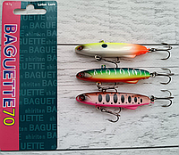 Воблер Lotus Lure BAGUETTE Soft VIB 70 mm 16.7g Набор 3шт