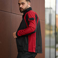 Спортивний костюм чоловічий Intruder: куртка soft shell light "iForce" червона + штани "Hope" чорні, фото 3
