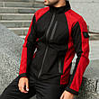 Спортивний костюм чоловічий Intruder: куртка soft shell light "iForce" червона + штани "Hope" чорні, фото 2
