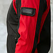 Спортивний костюм чоловічий Intruder: куртка soft shell light "iForce" червона + штани "Hope" чорні, фото 4