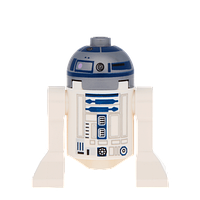 Фігурка Lego R2-D2 Astromech Flat Silver Head Red Dots Star Wars Дроїд sw0527a Б/У