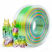 Пластик 3D принтер Filament Sunlu rainbow silk PLA+ філамент