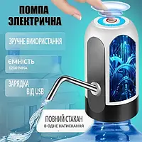 Электро помпа для бутилированной воды на бутыль на аккумуляторе