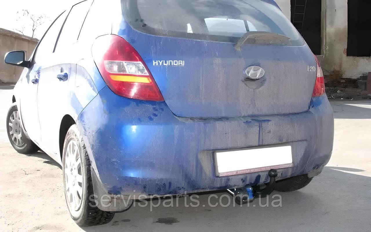 Фаркоп Hyundai I20 2008-2014 (Хендай Ай 20) без підрізу бампера