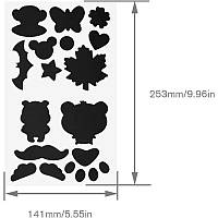 Самоклеящиеся наклейки для дырок на одежде Наклейки для ремонта Цвет - черный