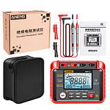 Тестер изоляции сопротивления РґРѕ 10ГОм, DAR PI, мегаомметр ANENG MH12, фото 4