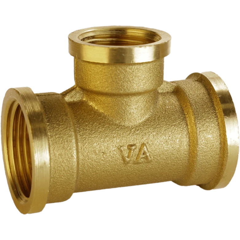 Трійник редукційний латунний VA В*В*В, фото 1