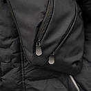 Стильна чоловіча нагрудна сумка Cross Body через плече (Крос Боді) чорна, фото 7