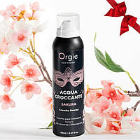 Шипучая увлажняющая пенка для массажа Acqua Crocante, Аромат: сакура, Orgie OR51553